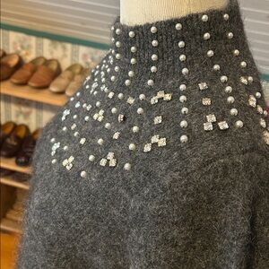 Sezane Regina Jumper Gris Chiné Foncé - Size S